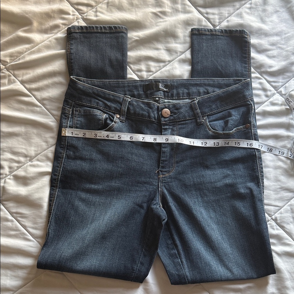1822 Denim High Rise Dark Blue Jeans SZ 30